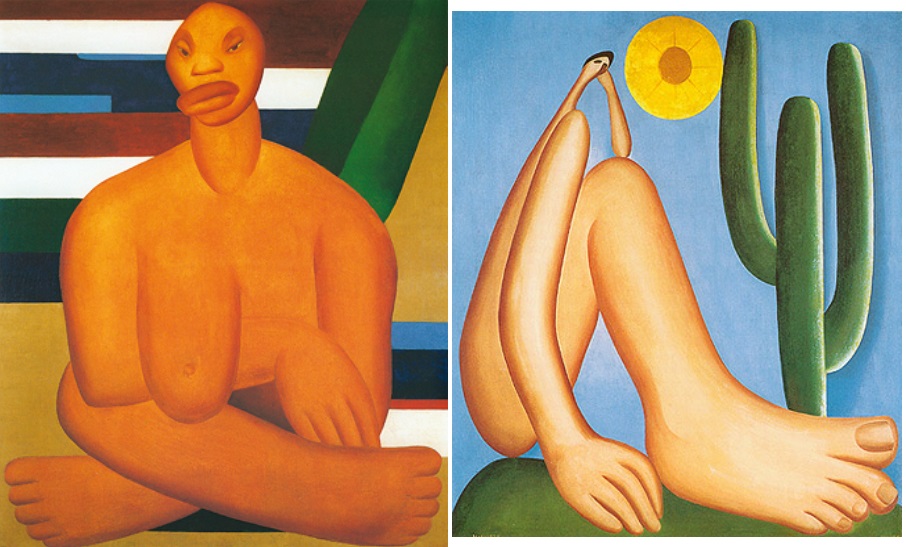 A Negra e Abaporu de Tarsila do Amaral