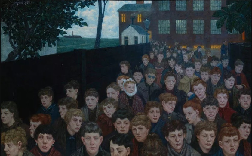 Quadro Trabalhadoras de Hans Baluschek