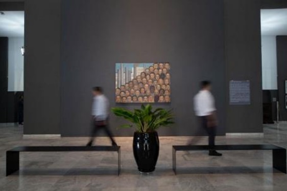 Obra Operários de Tarsila do Amaral no Palácio dos Bandeirantes